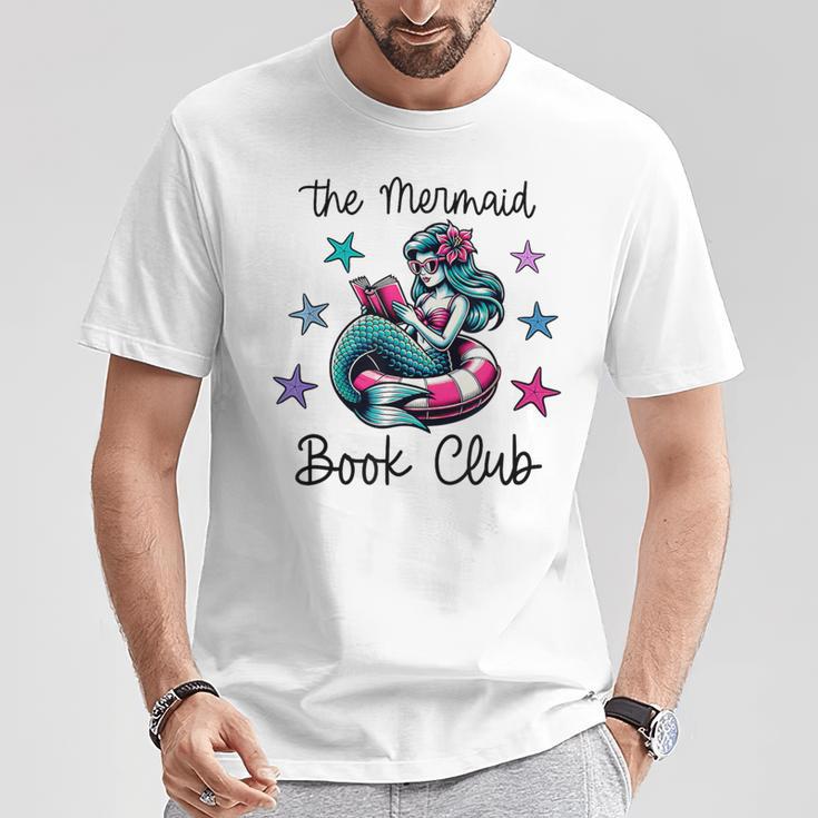 The Mermaid Book Club Summer Trendy Cute Reading T-Shirt Unique Gifts The Mermaid Book Club Summer Trendy Cute Reading T-Shirt Unique Gifts