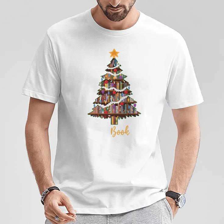 Merry Bookmas Book Reading Lover Library Reader Enthusiast T-Shirt Unique Gifts