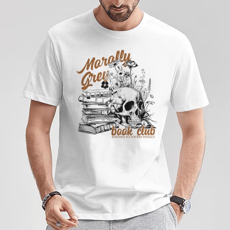 Morally Grey Book Club Morally Grey Is My Favorite Color T-Shirt Unique Gifts
