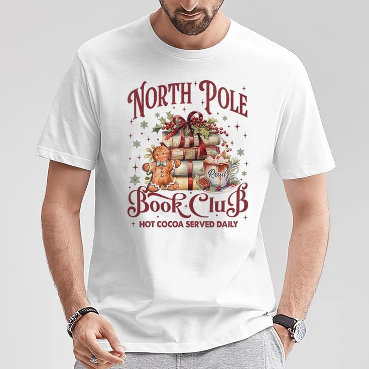 North Pole Book Club T-Shirt Unique Gifts