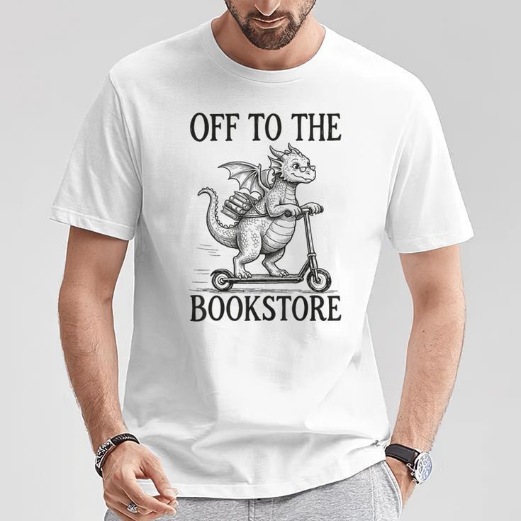 Off To The Bookstore Reading Bookworm T-Shirt Unique Gifts