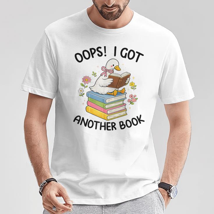 Oops I Got Another Book Goose Goose Reader Women Girls T-Shirt Unique Gifts Oops I Got Another Book Goose Goose Reader Women Girls T-Shirt Unique Gifts