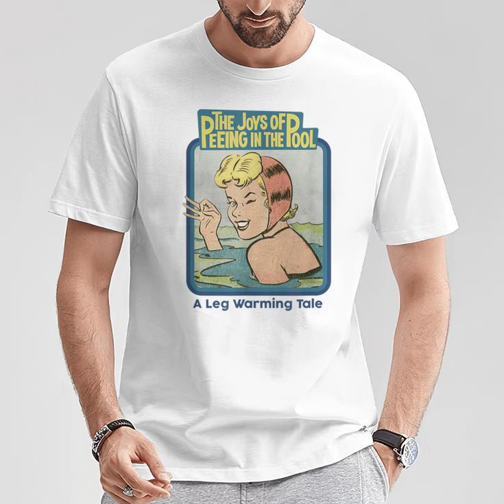 Peeing In The Pool Book Cover By Sam Spencer T-Shirt Unique Gifts