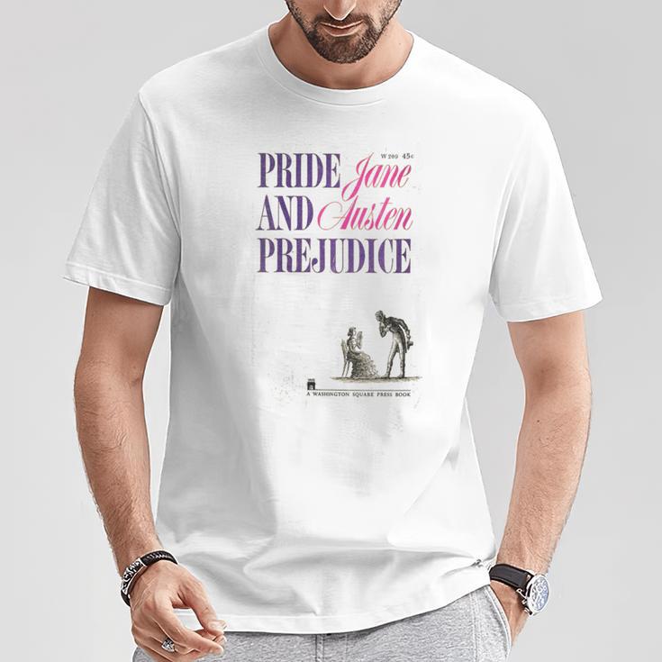 Pride And Prejudice Jane Austen Vintage Book Cover T-Shirt Unique Gifts Pride And Prejudice Jane Austen Vintage Book Cover T-Shirt Unique Gifts