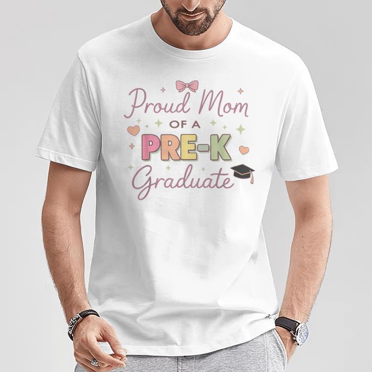 Proud Mom Of A Pre-K Graduate Cute Preschool Graduation Moms T-Shirt Unique Gifts