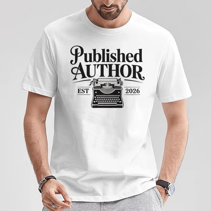 Published Author Writer 2026 New Book Novel Writing Premium Tri-Blend T-Shirt Unique Gifts Published Author Writer 2026 New Book Novel Writing Premium Tri-Blend T-Shirt Unique Gifts