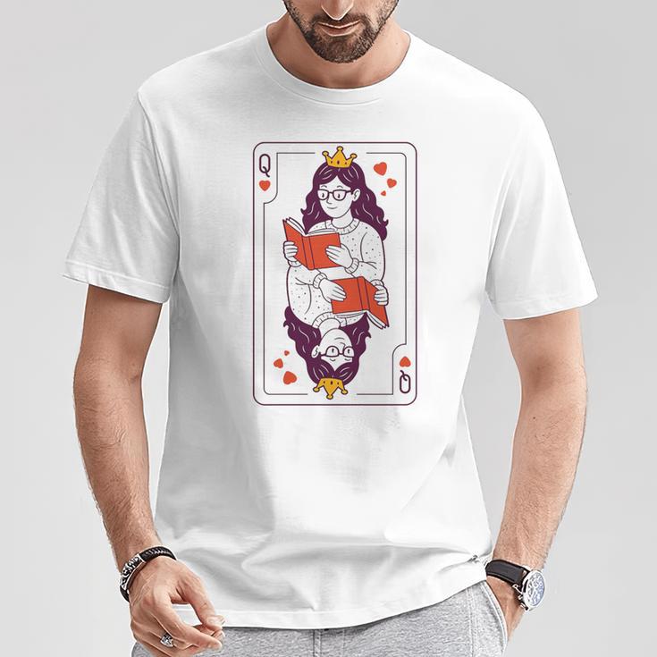 Queen Of Books Premium Tri-Blend T-Shirt Unique Gifts