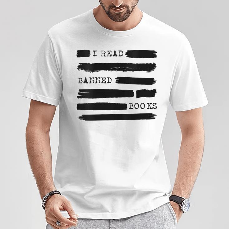 I Read Banned Books Banned Books Week Librarian Teacher T-Shirt Unique Gifts