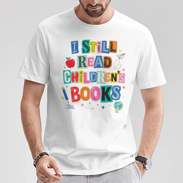 I Still Read Children's Books Librarian Teacher Life Premium Tri-Blend T-Shirt Unique Gifts I Still Read Children's Books Librarian Teacher Life Premium Tri-Blend T-Shirt Unique Gifts