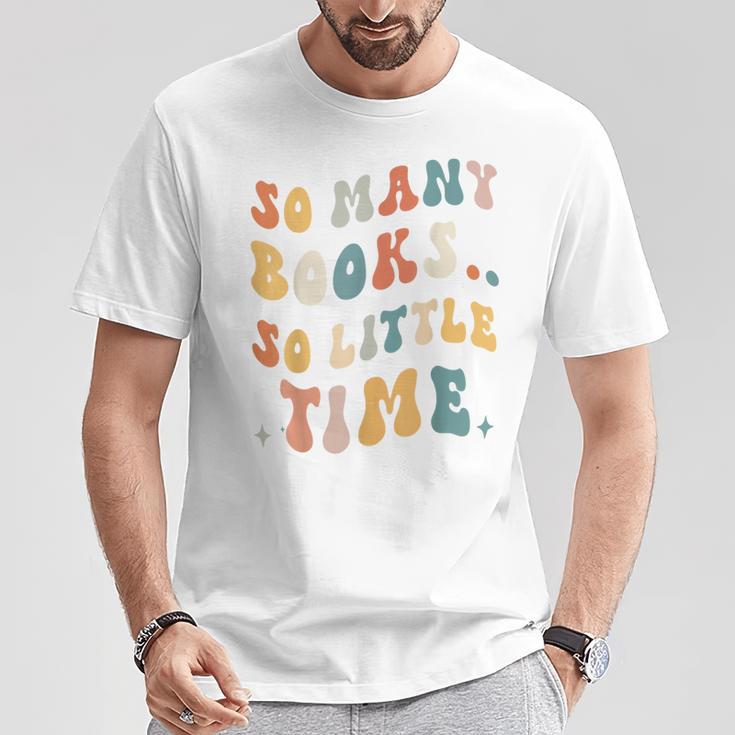Reader-TShirt So Many Books Little Time Nerd Bookaholic T-Shirt Unique Gifts Reader-TShirt So Many Books Little Time Nerd Bookaholic T-Shirt Unique Gifts