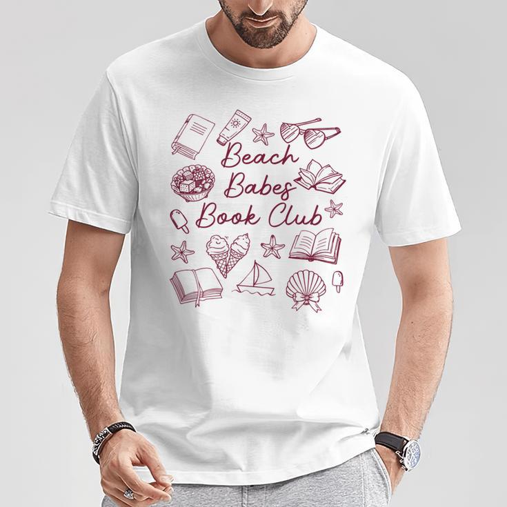 Reading Book Lover Bookish Summer Beach Babes Book Club T-Shirt Unique Gifts