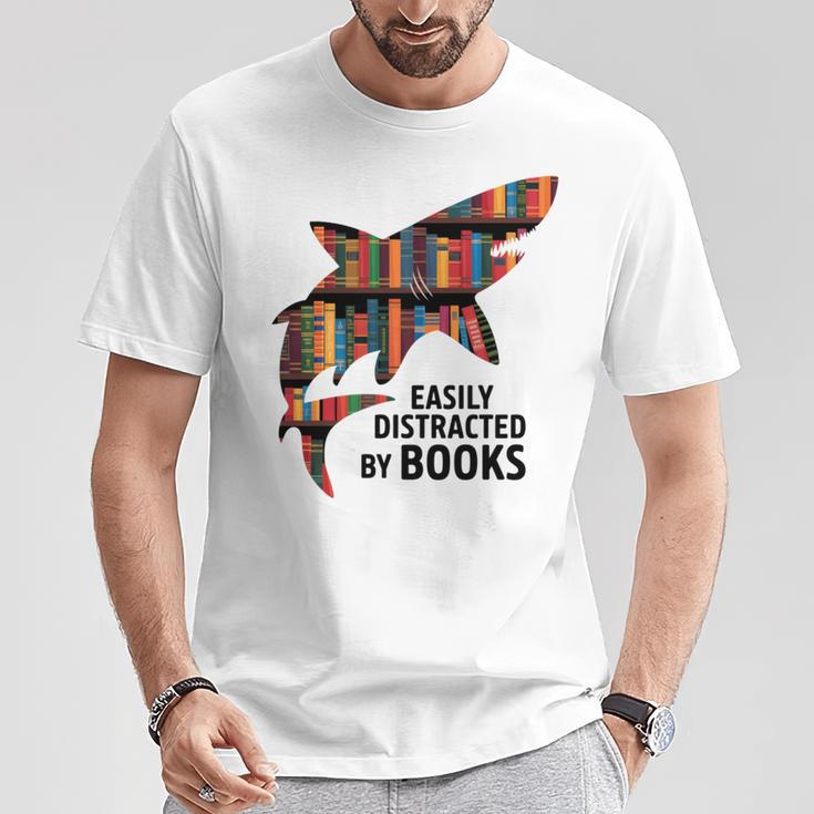 Shark Costume Teens Books Nerds Shark Stuffed Animal Sharks T-Shirt Unique Gifts