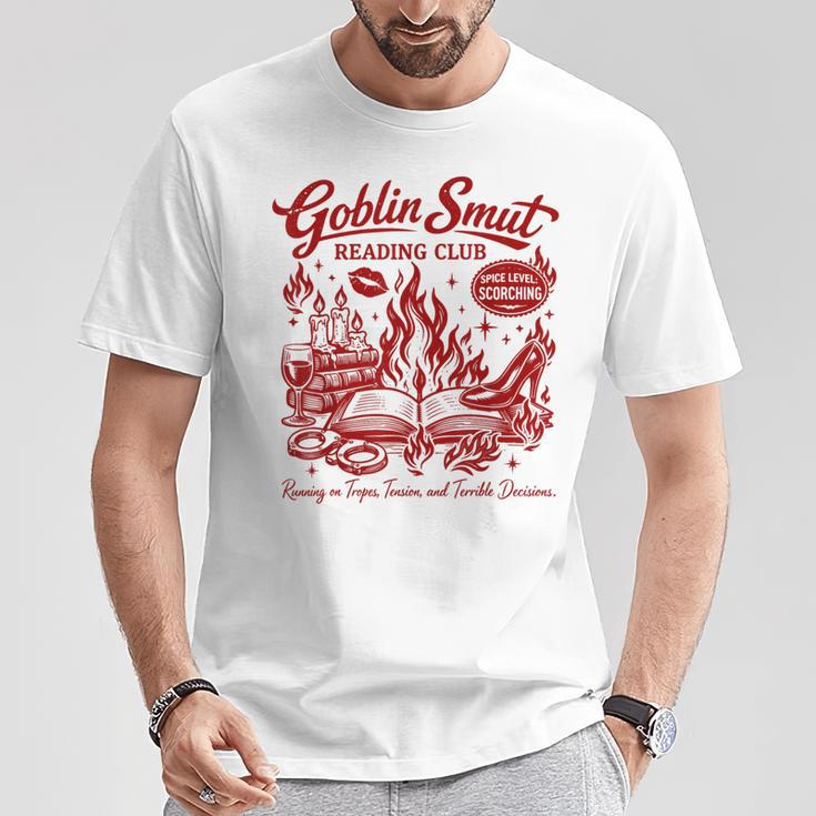 Smut Reader Smutty Spicy Book Goblin Smut Reading Club T-Shirt Unique Gifts
