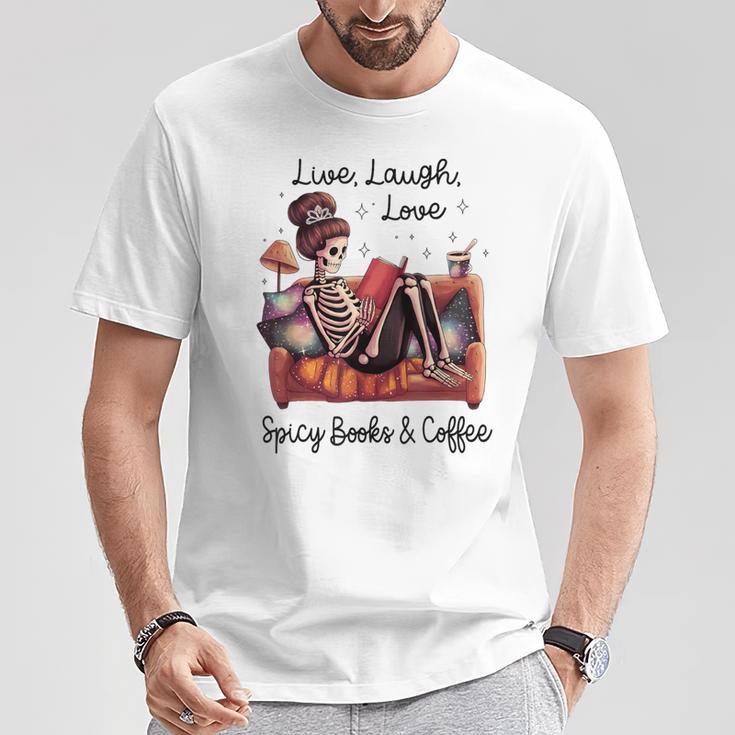 Spicy Books Coffee Smutty Book Lovers Smut Love Smutt Books T-Shirt Unique Gifts Spicy Books Coffee Smutty Book Lovers Smut Love Smutt Books T-Shirt Unique Gifts