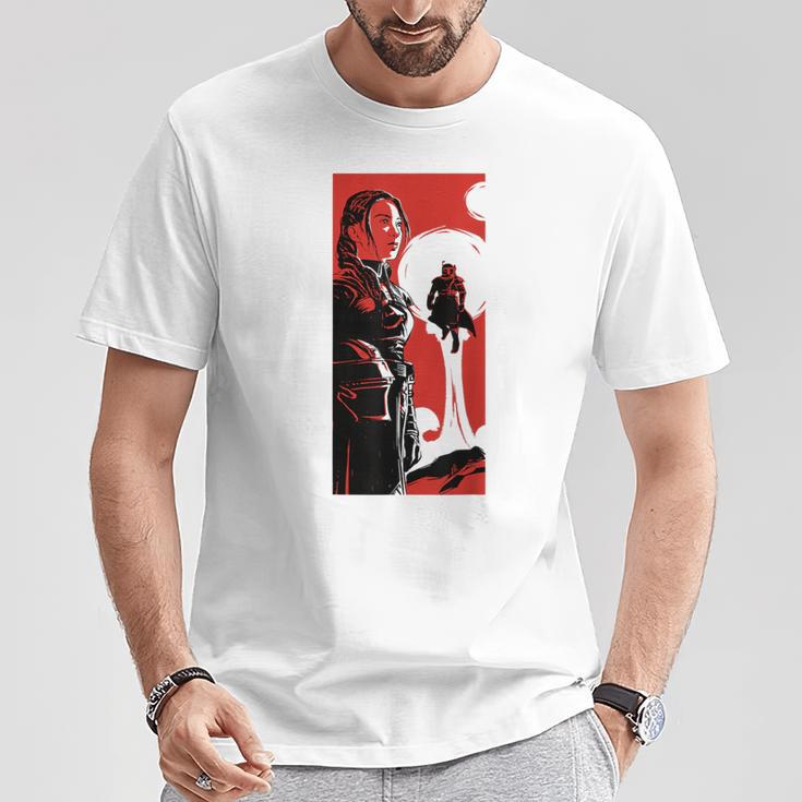 Star Wars The Book Of Boba Fett Fennec Shand Vintage Poster T-Shirt Unique Gifts