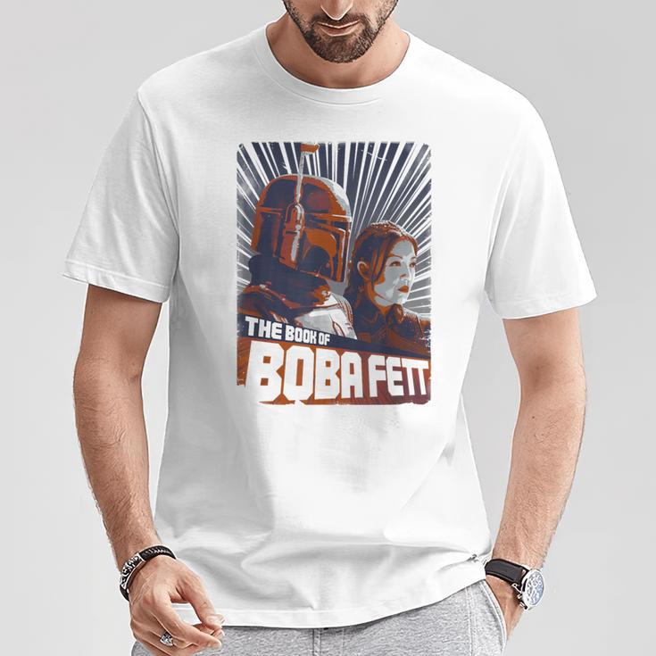 Star Wars The Book Of Boba Fett Retro Graphic Poster T-Shirt Unique Gifts Star Wars The Book Of Boba Fett Retro Graphic Poster T-Shirt Unique Gifts