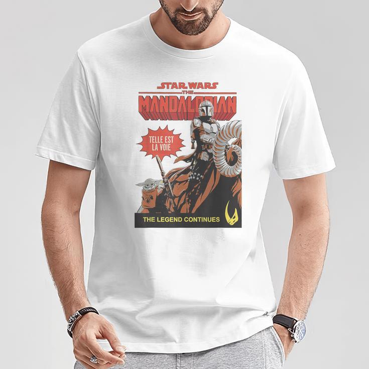 Star Wars The Mandalorian Telle Est La Voie Comic Book T-Shirt Unique Gifts Star Wars The Mandalorian Telle Est La Voie Comic Book T-Shirt Unique Gifts