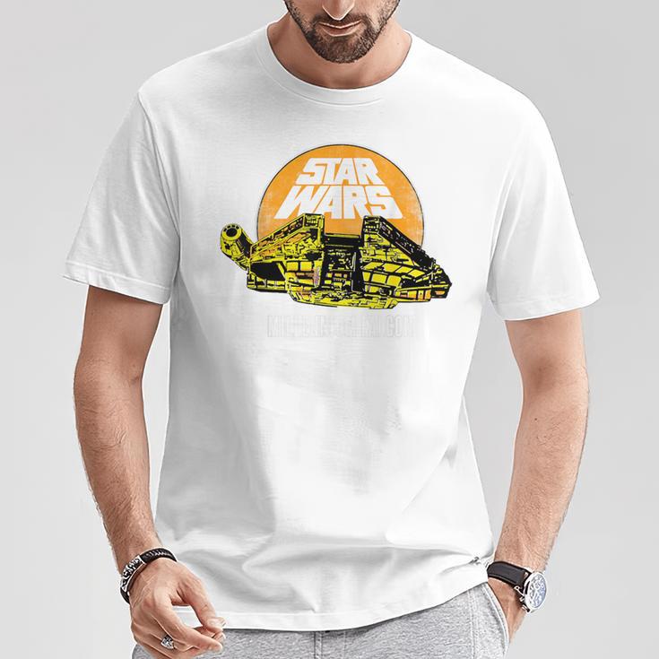 Star Wars Millennium Falcon Comic Book Style T-Shirt T-Shirt Unique Gifts Star Wars Millennium Falcon Comic Book Style T-Shirt T-Shirt Unique Gifts