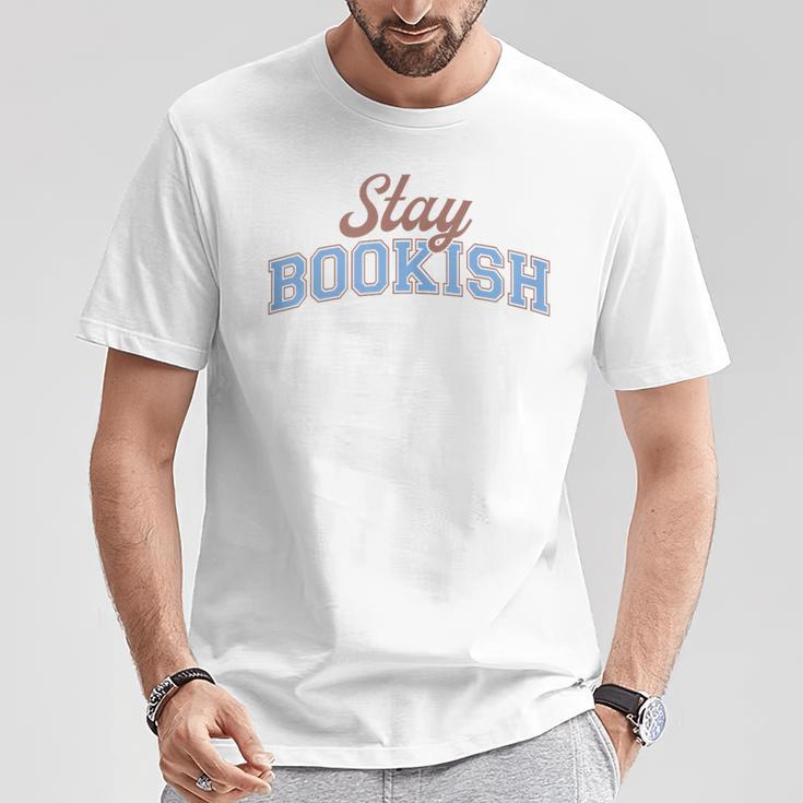 Stay Bookish Retro Varsity Librarian Book Reader T-Shirt Unique Gifts Stay Bookish Retro Varsity Librarian Book Reader T-Shirt Unique Gifts