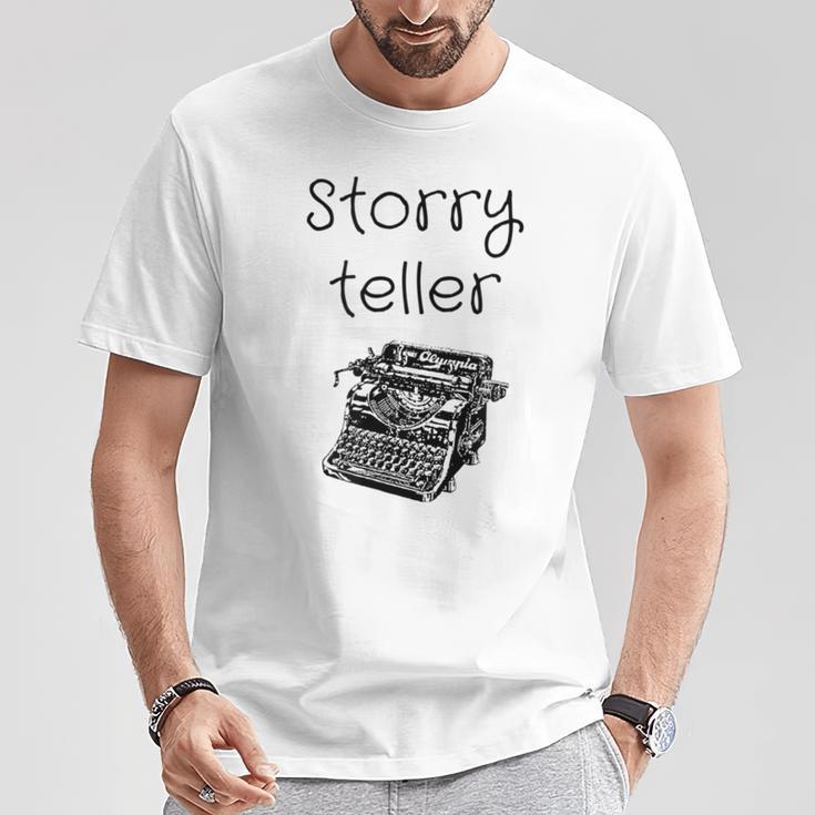 Storryteller Book Lover Storytelling Library Writer Reader T-Shirt Unique Gifts