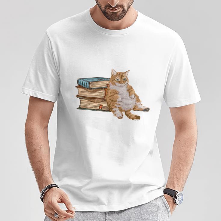 That's What I Do I Read Books I Pet Cats And I Know Things T-Shirt Unique Gifts