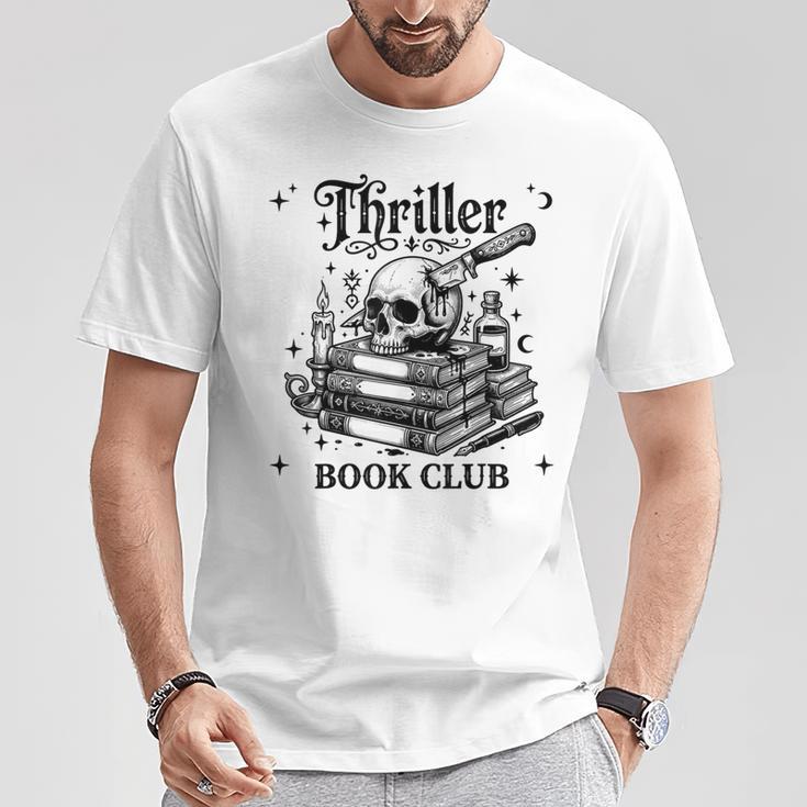 Thriller Book Club Mystery Lover Reading Crime Novel T-Shirt Unique Gifts Thriller Book Club Mystery Lover Reading Crime Novel T-Shirt Unique Gifts