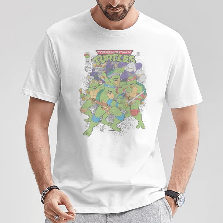 TMNT Comic Book Cover Group Shot Premium Tri-Blend T-Shirt Unique Gifts TMNT Comic Book Cover Group Shot Premium Tri-Blend T-Shirt Unique Gifts