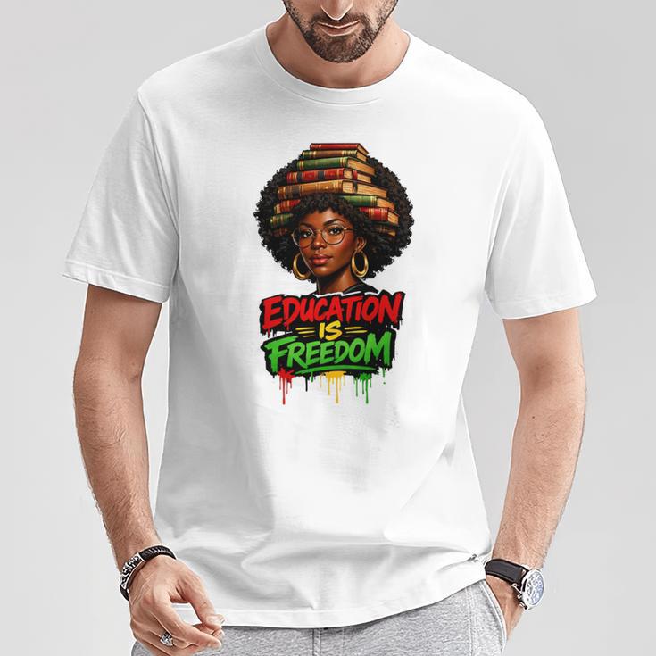 History Education Is Freedom Books Teacher Women Girls T-Shirt Unique Gifts History Education Is Freedom Books Teacher Women Girls T-Shirt Unique Gifts