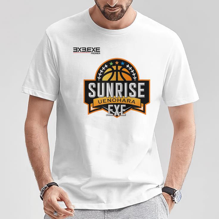 UenoharaunriseExe_3_出羽崚一 Tシャツ 面白い贈り物