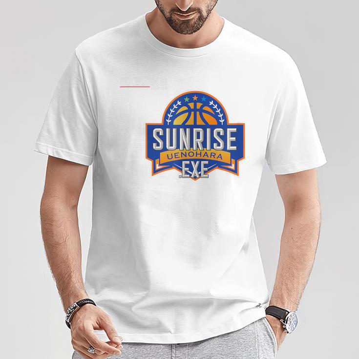 UenoharaunriseExe_9_吉武忍 Tシャツ 面白い贈り物