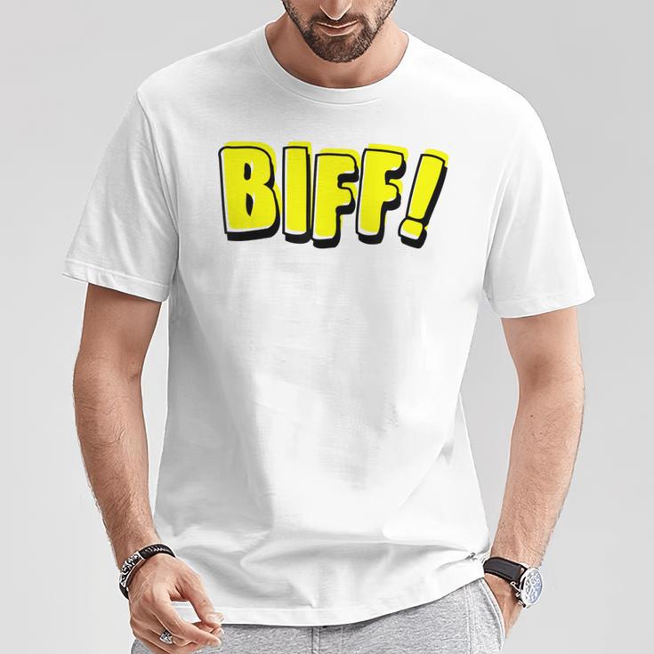 Vintage Comic Book Style Sound Effect Biff T-Shirt Unique Gifts