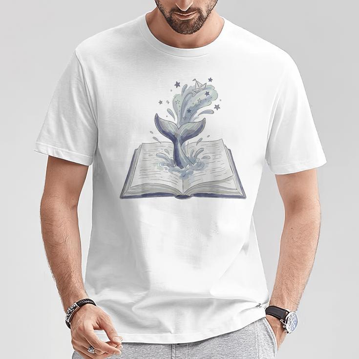 Whale Watching Dive Into Reading Open Book Watercolor Kids T-Shirt Unique Gifts Whale Watching Dive Into Reading Open Book Watercolor Kids T-Shirt Unique Gifts