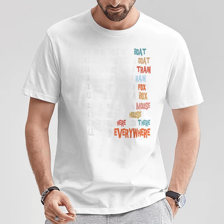 I Will Read Books On A Boat & Everywhere Reading Book Kids T-Shirt Unique Gifts