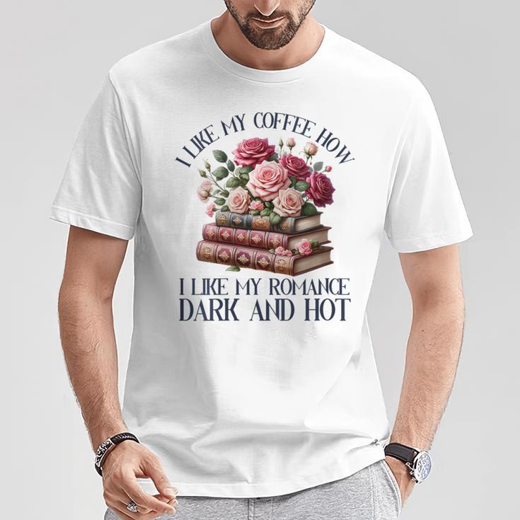Women's Dark Romance Books Coffee Lover Spicy Book Bookish Women T-Shirt Unique Gifts Women's Dark Romance Books Coffee Lover Spicy Book Bookish Women T-Shirt Unique Gifts