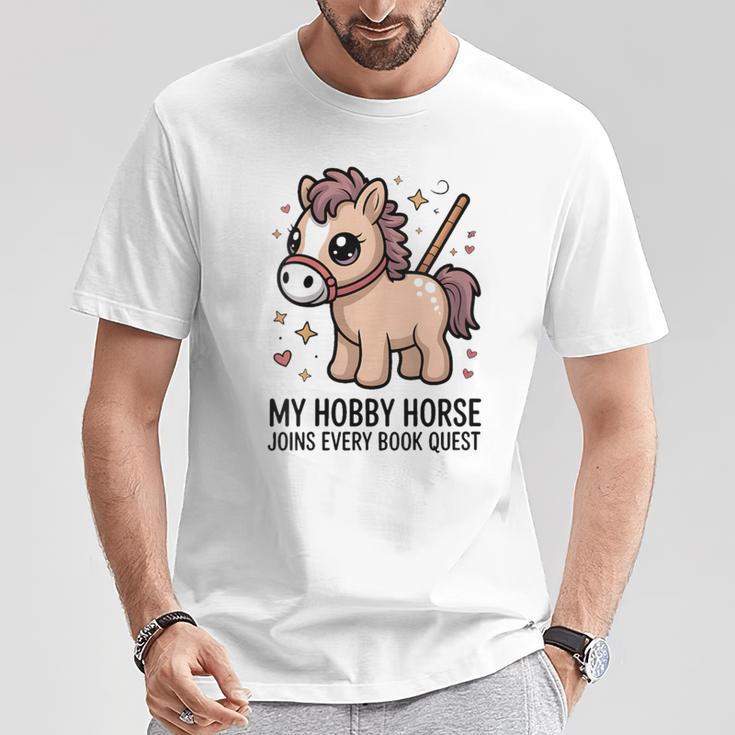 Women's My Hobby Horse Joins Every Book Quest Reading Lover T-Shirt Unique Gifts Women's My Hobby Horse Joins Every Book Quest Reading Lover T-Shirt Unique Gifts