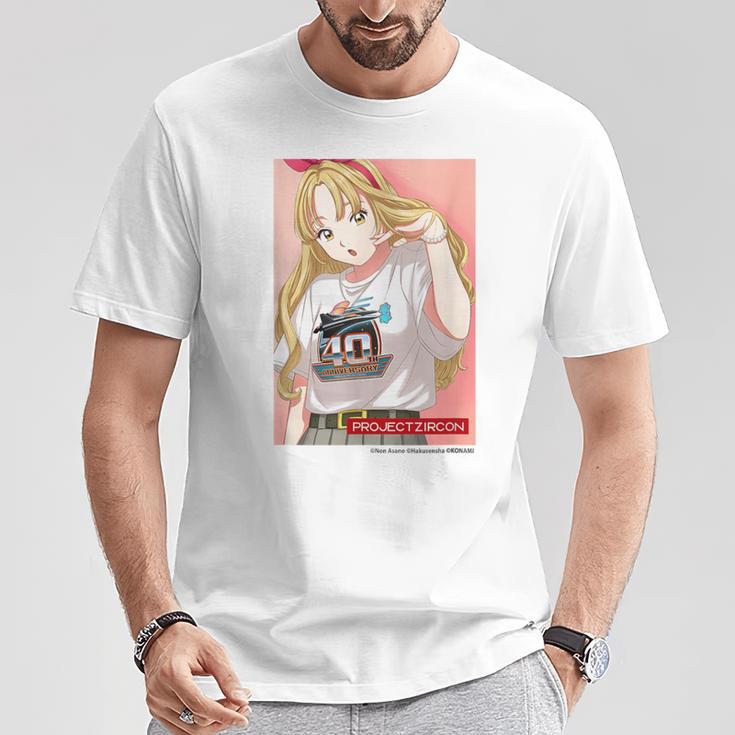 【Project Zircon×Fcグラディウス40th】ネオン（By淺野のん）「Fcグラディウス40th」 Tシャツ 面白い贈り物