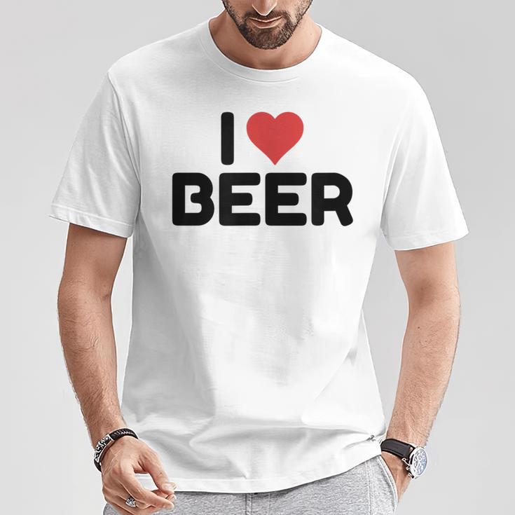 アイラブビール Tシャツ 面白い贈り物