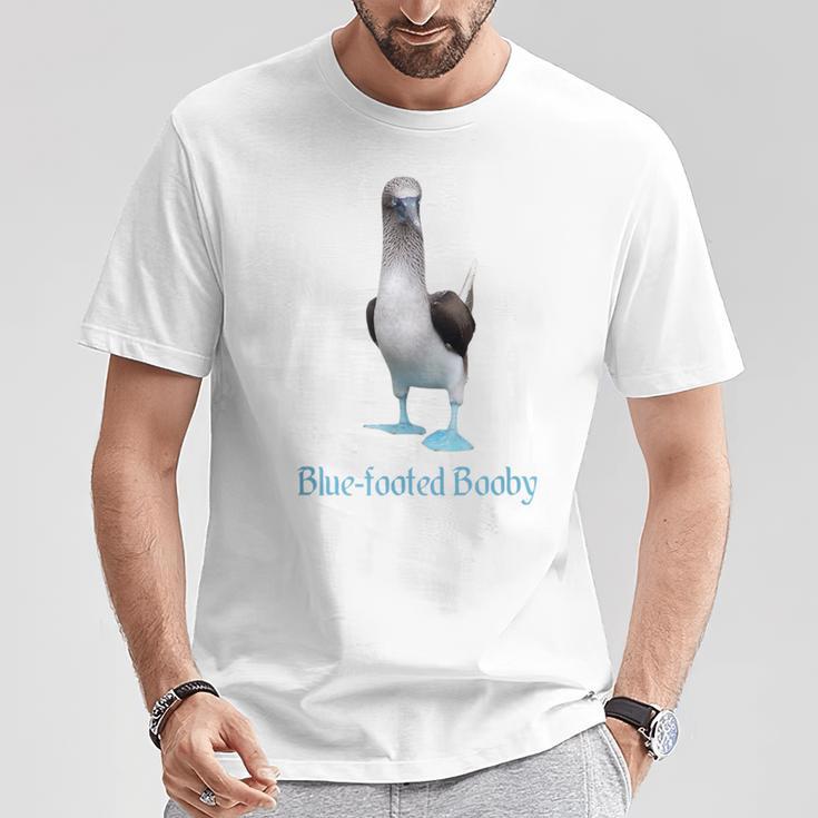 アオアシカツオドリの品種鳥類学 Tシャツ 面白い贈り物