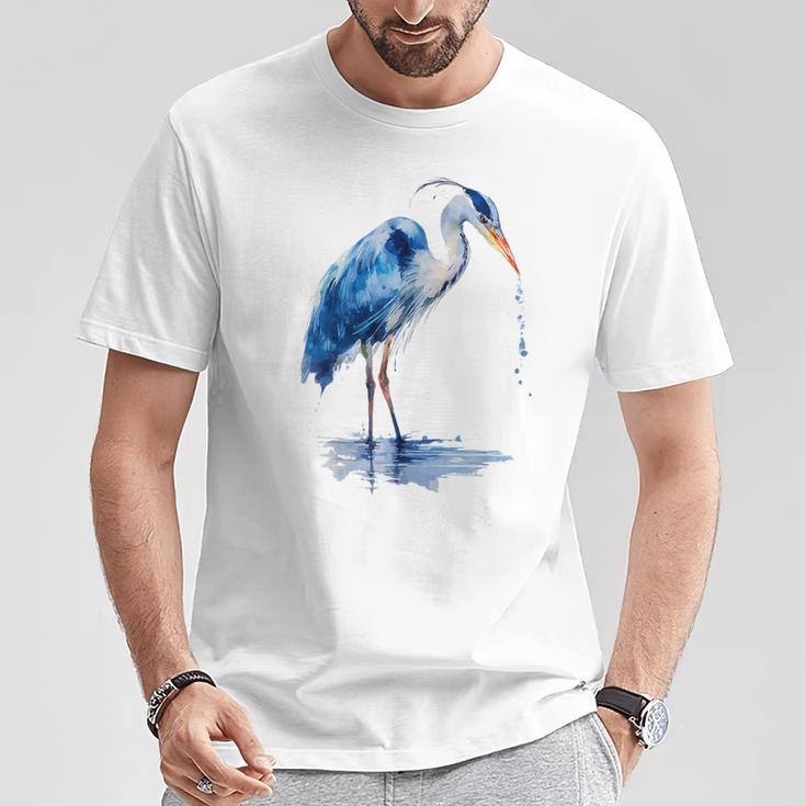 アオサギ バードウォッチング Tシャツ 面白い贈り物