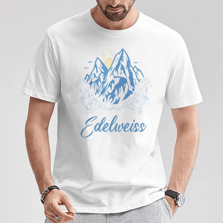エーデルワイス アルプス お土産 スイス ハイキング 山 スイス Tシャツ 面白い贈り物