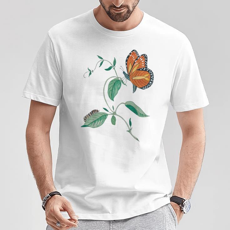 オオカバマダラ変態サイクル Tシャツ 面白い贈り物