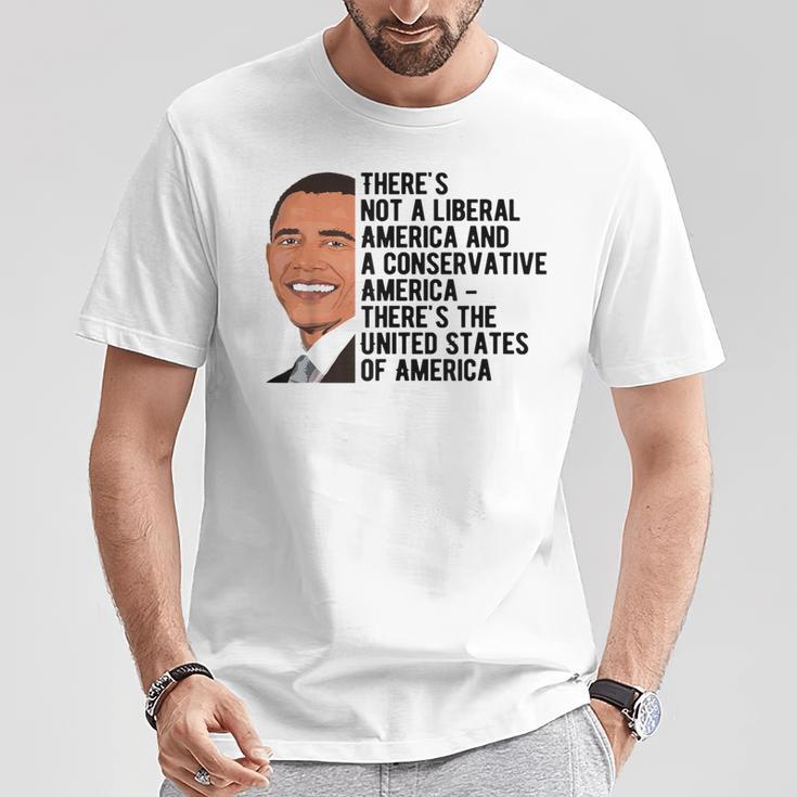 オバマ引用アメリカンギフト Tシャツ 面白い贈り物