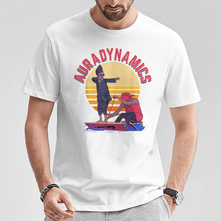 オーラ農業 面白い ミーム ダンシング ボート レース Tシャツ 面白い贈り物