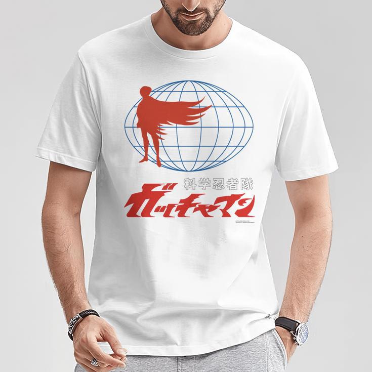 ガッチャマン O 長袖tシャツ Tシャツ 面白い贈り物