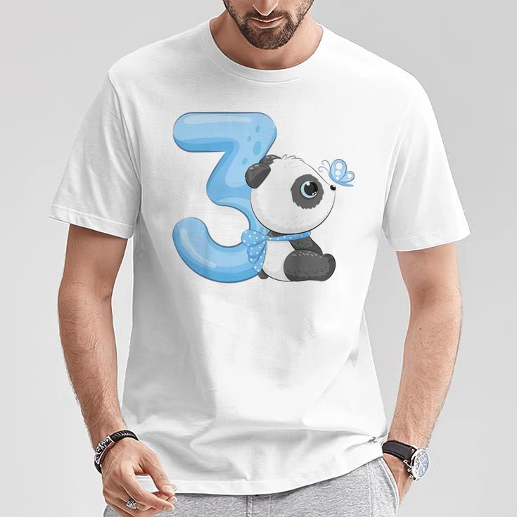 キッズ 女の子 男の子 キッズ 3 歳の誕生日 パンダ バースデー Tシャツ 面白い贈り物