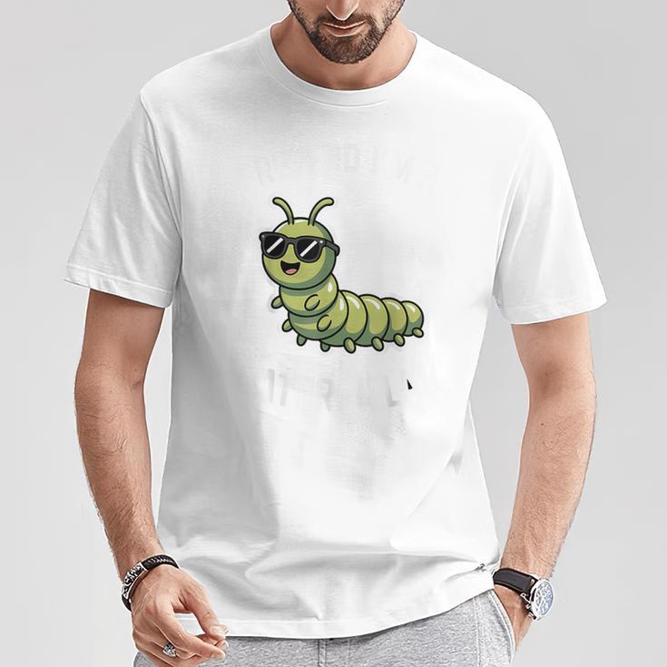 キャタピラー ごっこ おもしろキャタピラー Tシャツ 面白い贈り物