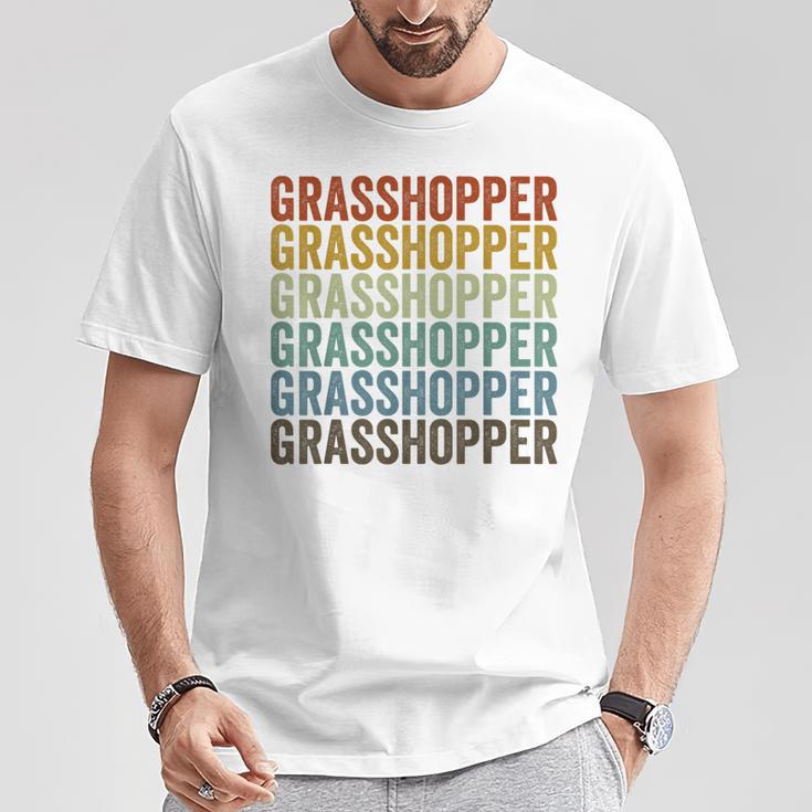 グラスホッパー レトロ Tシャツ 面白い贈り物