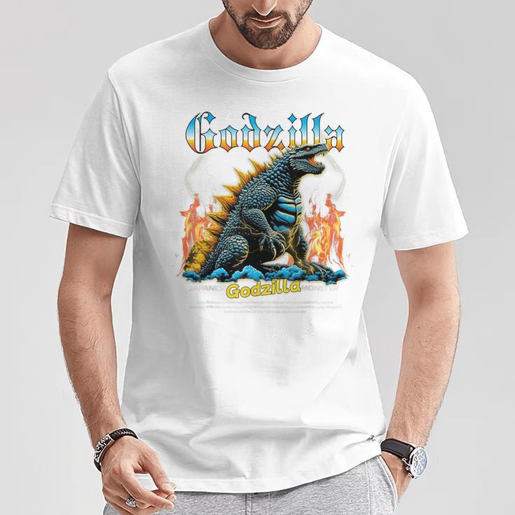 ゴジラ 日本の怪獣 Tシャツ 面白い贈り物