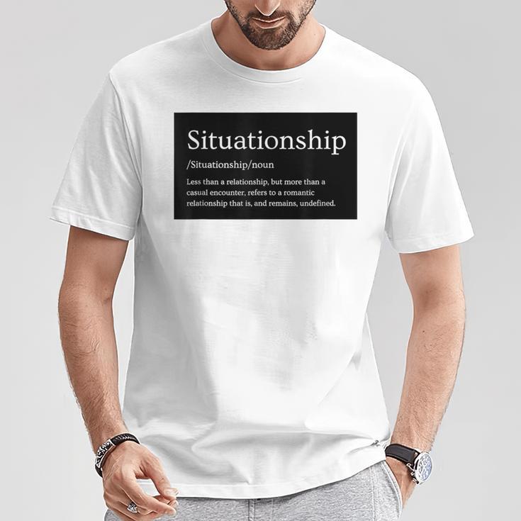 シチュエーションシチュエーションシップ Tシャツ 面白い贈り物