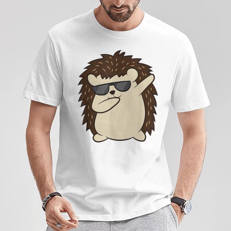 ダビングハリネズミ おもしろハリネズミ Tシャツ 面白い贈り物